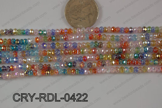 Crystal Rondel 4mm CRY-RDL-0422