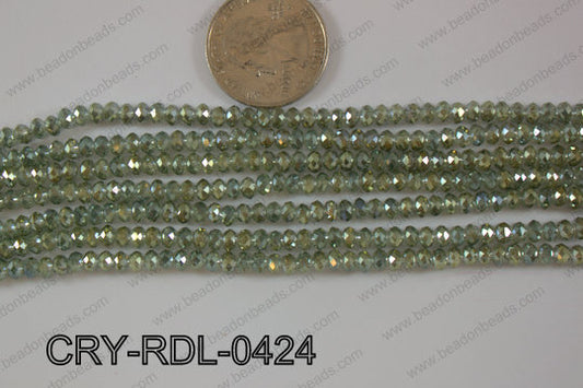 Crystal Rondel 4mm CRY-RDL-0424