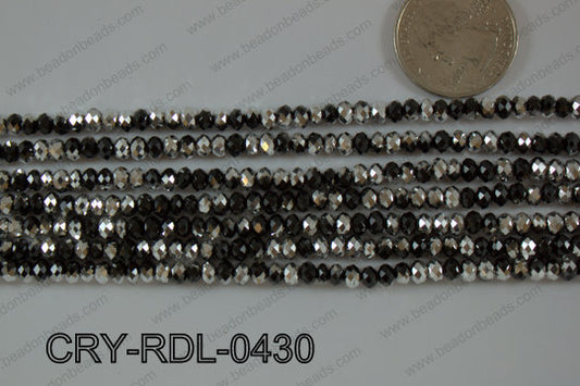 Crystal Rondel 4mm CRY-RDL-0430