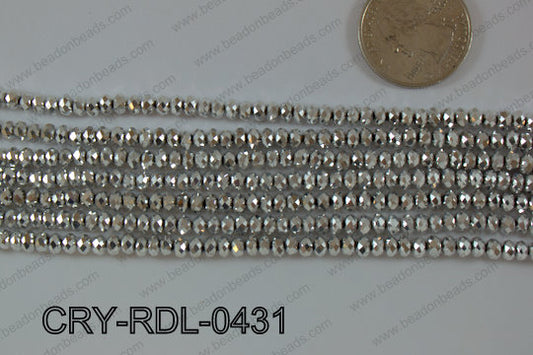 Crystal Rondel 4mm CRY-RDL-0431