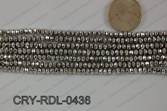 Crystal Rondel 4mm CRY-RDL-0436