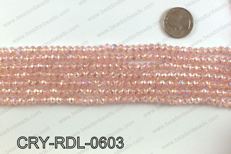 Angelic crystal rondels 6mm CRY-RDL-0603