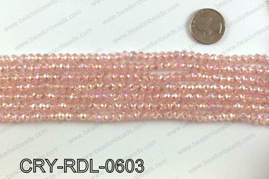 Angelic crystal rondels 6mm CRY-RDL-0603