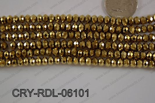 Crystal Rondel 6mm CRY-RDL-06101