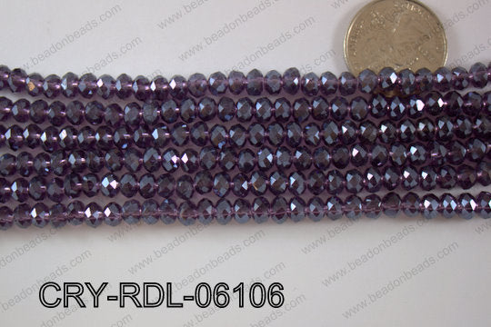 Crystal Rondel 6mm CRY-RDL-06106