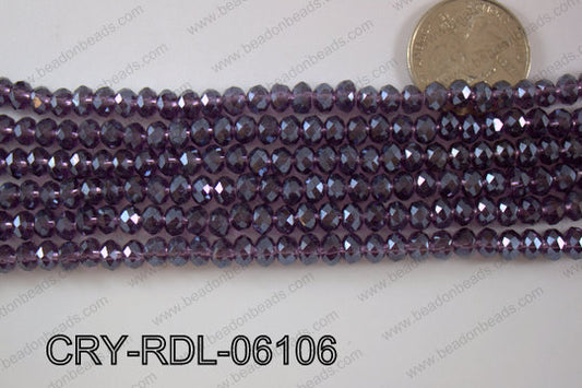Crystal Rondel 6mm CRY-RDL-06106