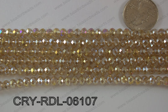Crystal Rondel 6mm CRY-RDL-06107