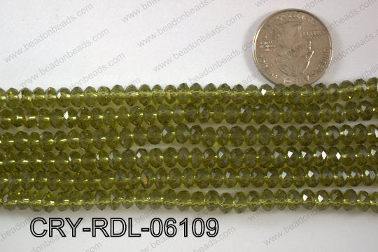 Crystal Rondel 6mm CRY-RDL-06109