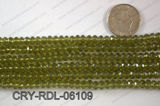Crystal Rondel 6mm CRY-RDL-06109