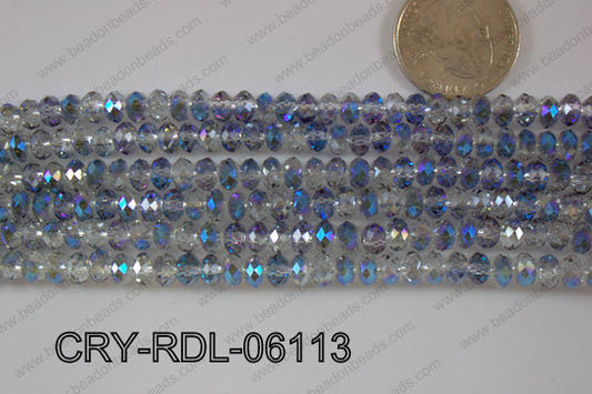 Crystal Rondel 6mm CRY-RDL-06113