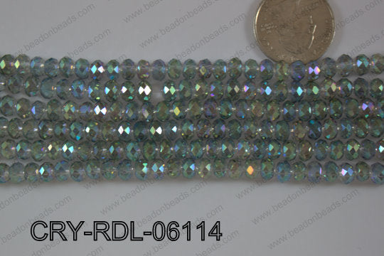 Crystal Rondel 6mm CRY-RDL-06114