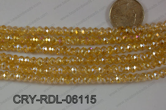 Crystal Rondel 6mm CRY-RDL-06115