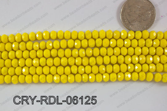 Crystal Rondel 6mm CRY-RDL-06125