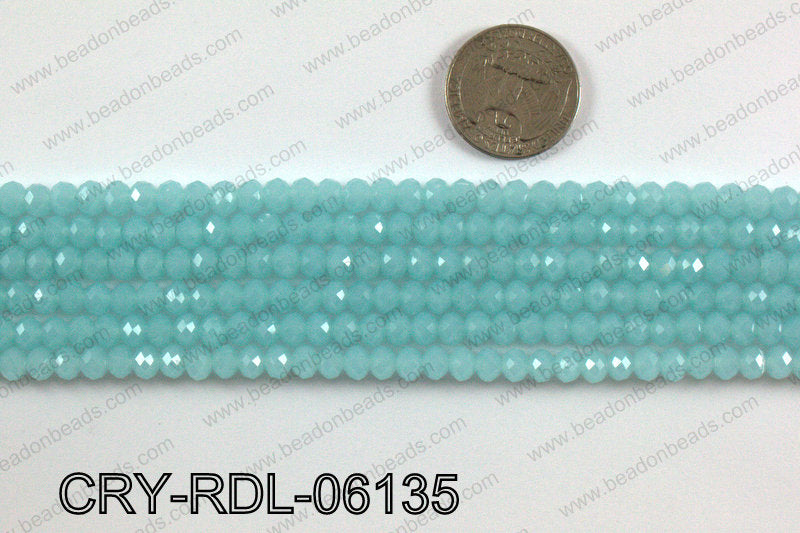 Angelic crystal rondels 6mm CRY-RDL-06135