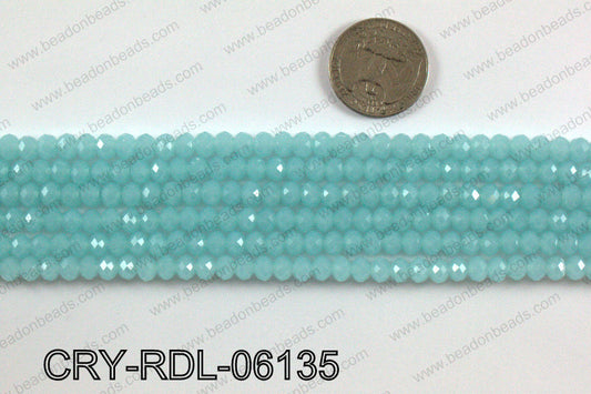 Angelic crystal rondels 6mm CRY-RDL-06135