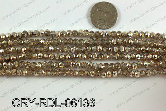 Angelic crystal rondels 6mm CRY-RDL-06136