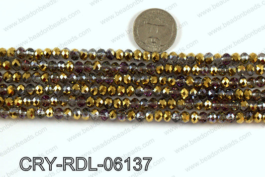 Angelic crystal rondels 6mm CRY-RDL-06137
