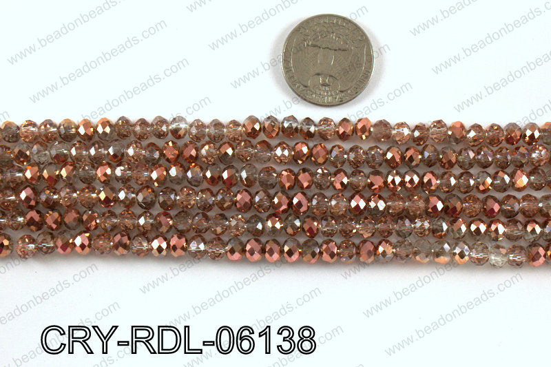 Angelic crystal rondels 6mm CRY-RDL-06138