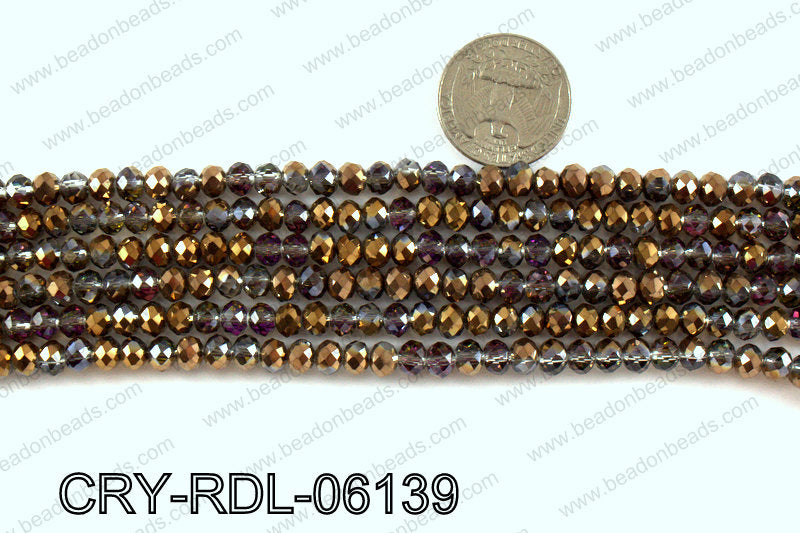 Angelic crystal rondels 6mm CRY-RDL-06139