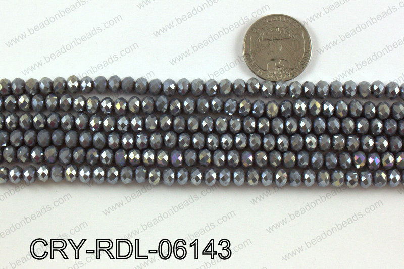 Angelic crystal rondels 6mm CRY-RDL-06143