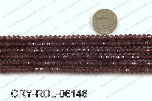 Angelic crystal rondels 6mm CRY-RDL-06146