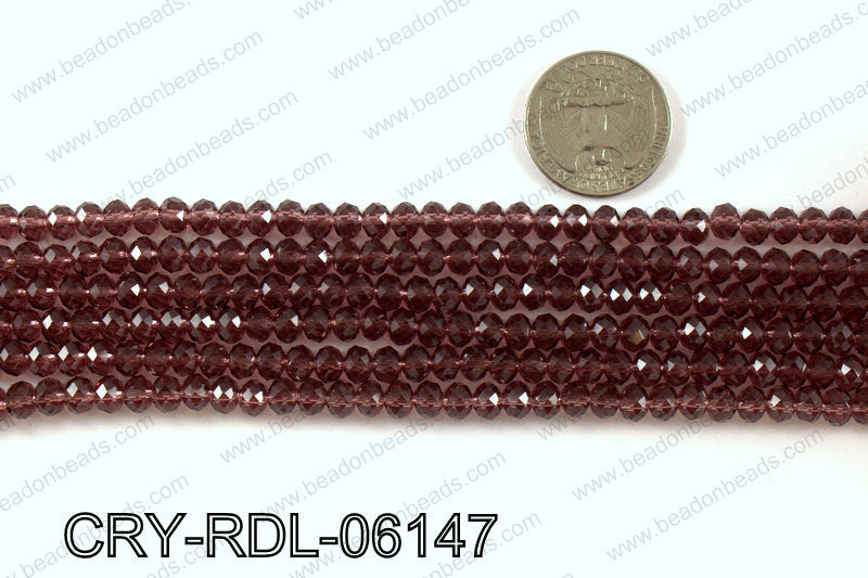 Angelic crystal rondels 6mm CRY-RDL-06147