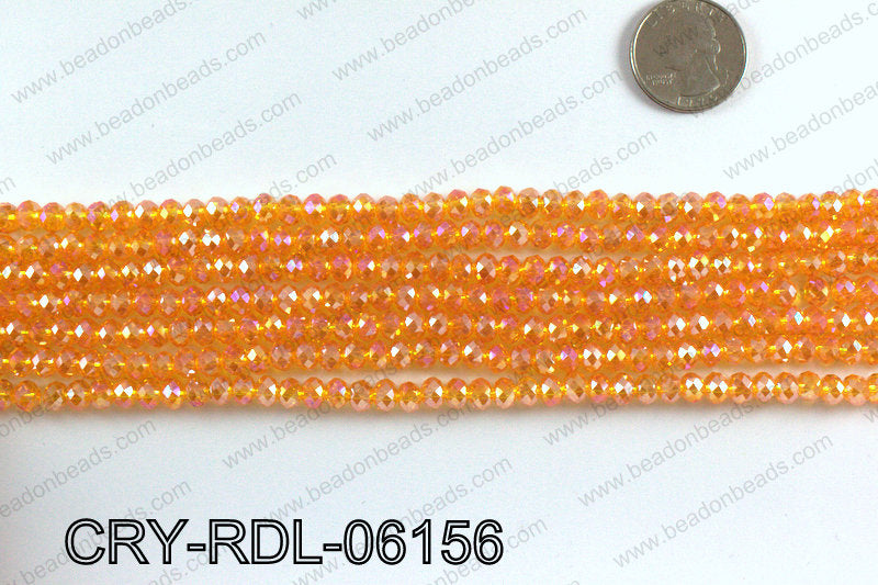 Angelic crystal rondels 6mm CRY-RDL-06156