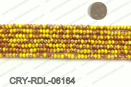 Angelic crystal rondels 6mm CRY-RDL-06164