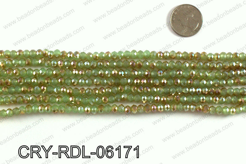 Angelic crystal rondels 6mm CRY-RDL-06171