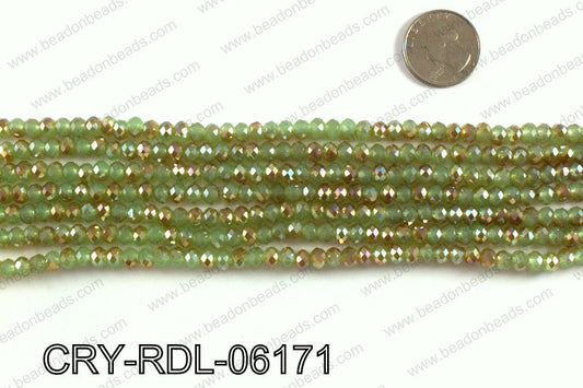 Angelic crystal rondels 6mm CRY-RDL-06171