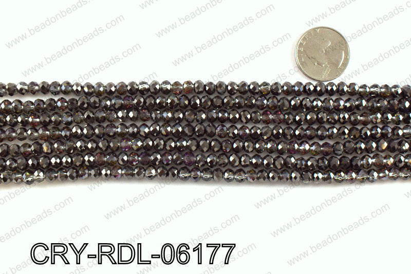 Angelic crystal rondels 6mm CRY-RDL-06177