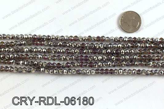 Angelic crystal rondels 6mm CRY-RDL-06180
