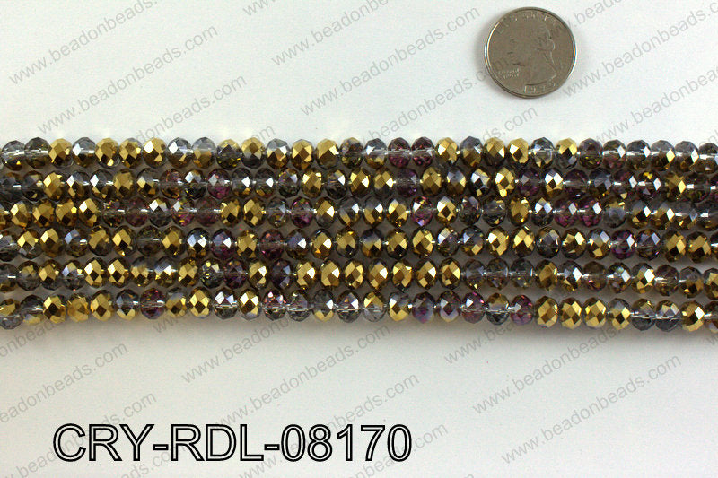 Angelic rondel crystals 8mm CRY-RDL-08170