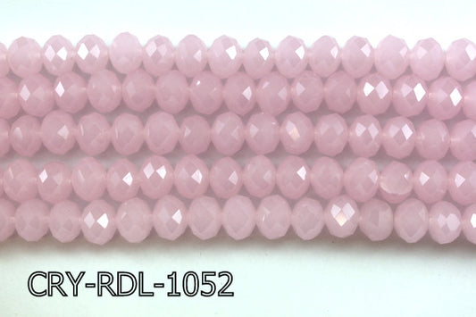 Angelic Crystal Faceted Rondel 10mm 10'' CRY-RDL-1052