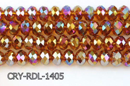 Angelic Crystal Faceted Rondel 14mm CRY-RDL-1405