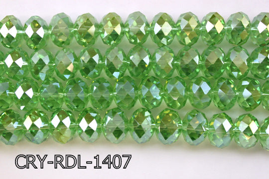 Angelic Crystal Faceted Rondel 14mm CRY-RDL-1407