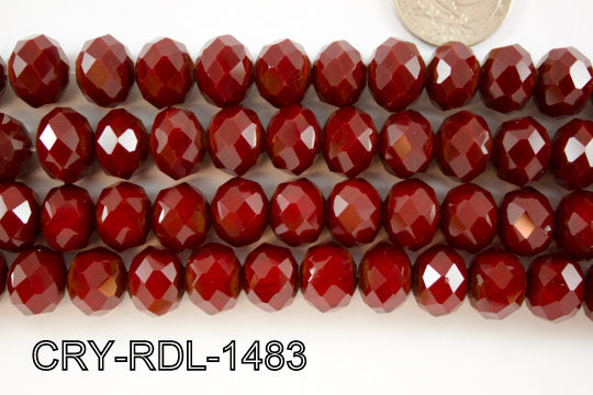 Angelic Crystal Faceted Rondel 14mm  CRY-RDL-1483