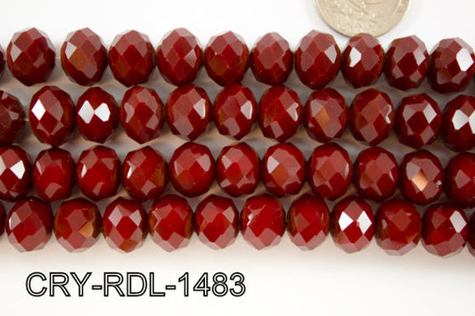 Angelic Crystal Faceted Rondel 14mm  CRY-RDL-1483