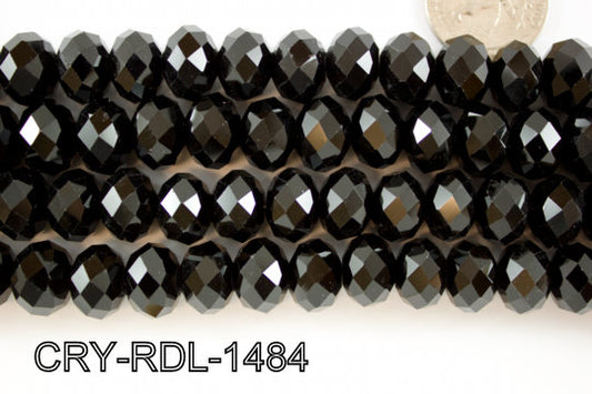 Angelic Crystal Faceted Rondel 14mm CRY-RDL-1484