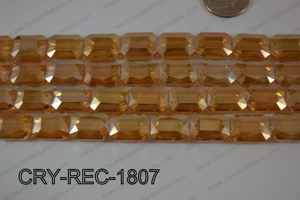Angelic Crystal Rectangle Faceted 13x18mm CRY-REC-1807