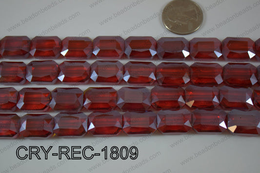 Angelic Crystal Rectangle Faceted 13x18mm CRY-REC-1809