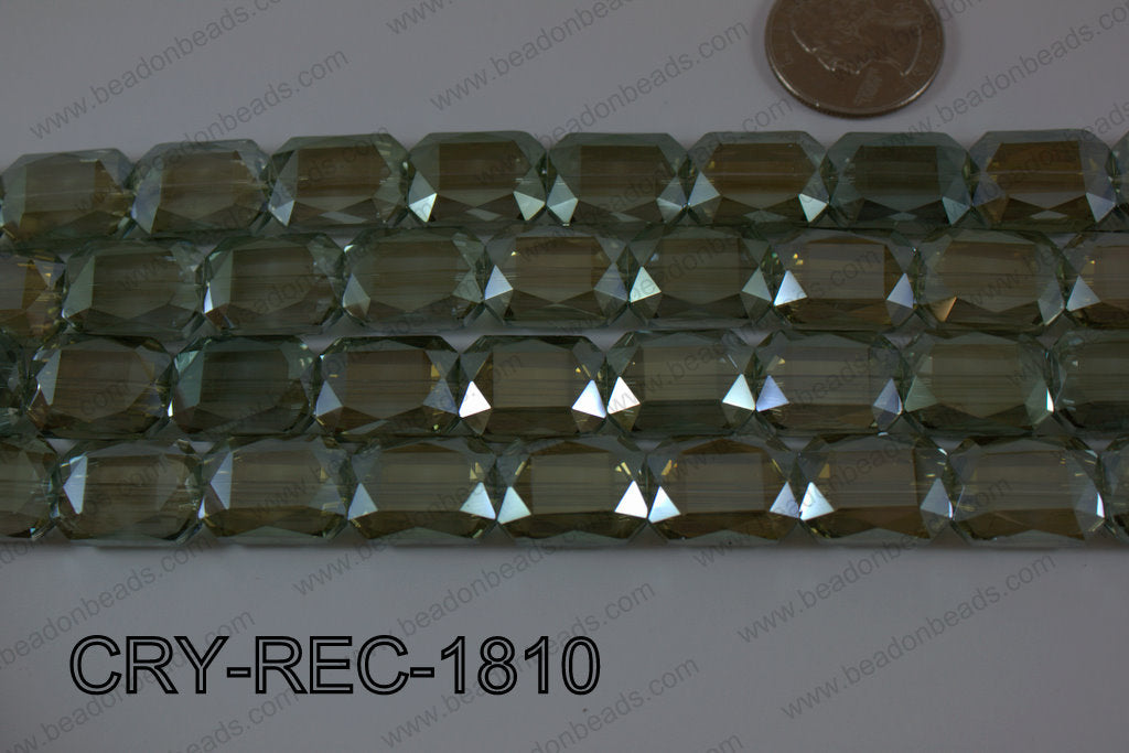 Angelic Crystal Rectangle Faceted 13x18mm CRY-REC-1810