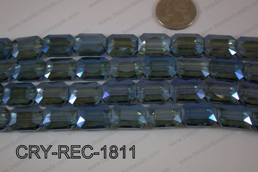 Angelic Crystal Rectangle Faceted 13x18mm CRY-REC-1811
