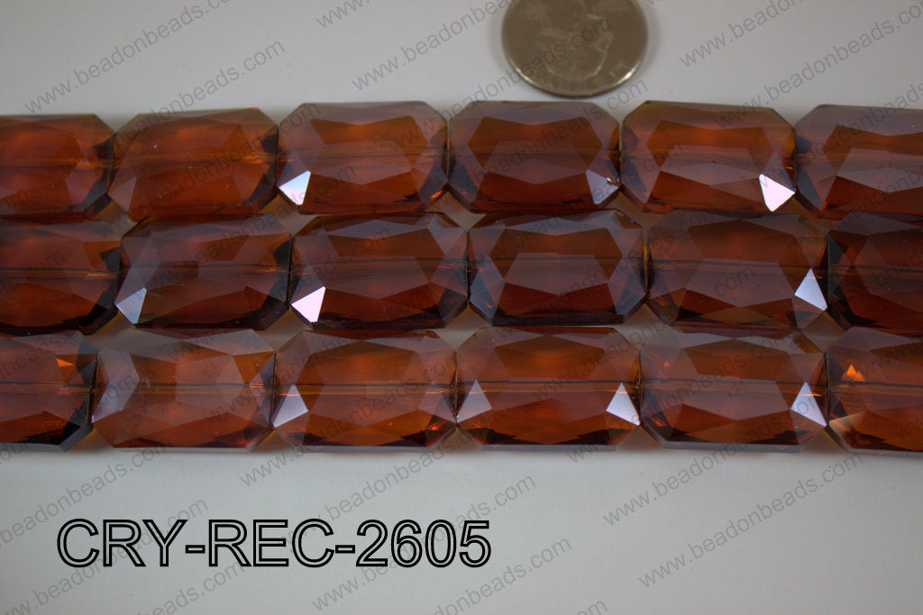 Angelic Crystal Rectangle Faceted 18x26mm CRY-REC-2605