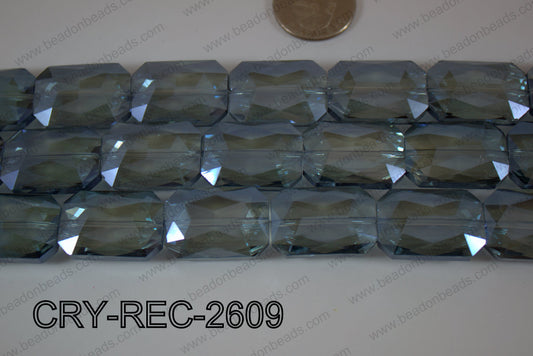 Angelic Crystal Rectangle Faceted 18x26mm CRY-REC-2609