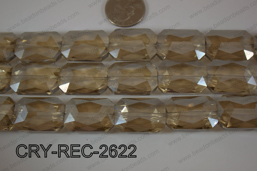 Angelic Crystal Rectangle Faceted 18x26mm CRY-REC-2622