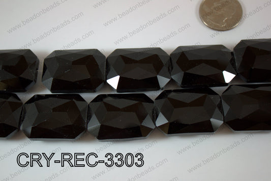 Angelic Crystal Rectangle Faceted 24x33mm CRY-REC-3303