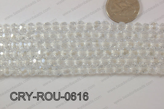 Angelic Crystal Round Faceted 6mm CRY-ROU-0616
