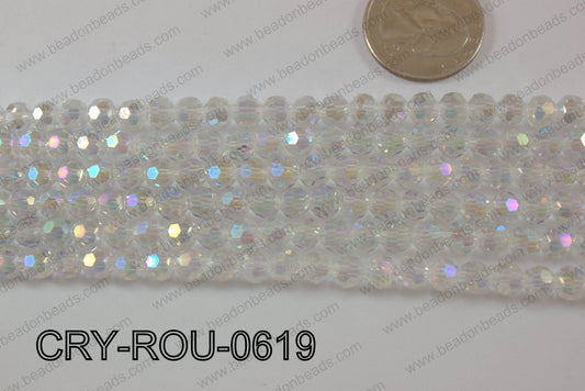 Angelic Crystal Round Faceted 6mm CRY-ROU-0619