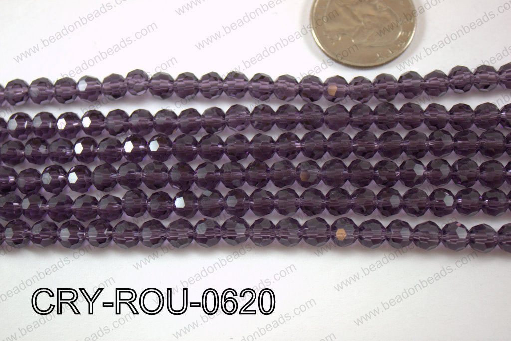 Angelic Crystal Round Faceted 6mm CRY-ROU-0620